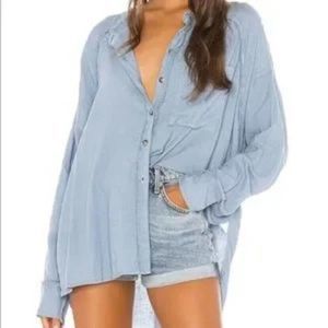 We The Free People Keep It Simple Button Down Shirt